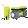 Kétdugattyús légkompresszor 12V, 10 BAR, automata, 4 adapterrel – Carmotion 