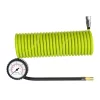 Dugattyús légkompresszor 12V, 10 BAR, 400 cm spiráltömlő analóg nyomásmérővel, 4 adapterrel – Carmotion 