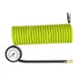   Dugattyús légkompresszor 12V, 10 BAR, 400 cm spiráltömlő analóg nyomásmérővel, 4 adapterrel – Carmotion 