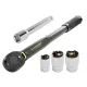 Nyomatékkulcs készlet 28-210 Nm 1/2″, 17/19/21 mm dugókulcsokkal – Carmotion