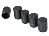 Szelepsapkák, alumínium, menetes műanyag betéttel, 5 db, vörösöntvény – Carmotion 