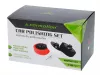 Polírszivacs készlet 125 mm, 3 az 1-ben + adapter – Carmotion 