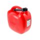 Műanyag üzemanyagtartály, 20 literes, ovális, piros – Carmotion 