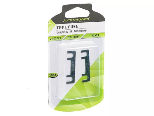 Lemez- / szalagbiztosíték 100A (41 mm, 2 db)  – Carmotion (HSB típus)