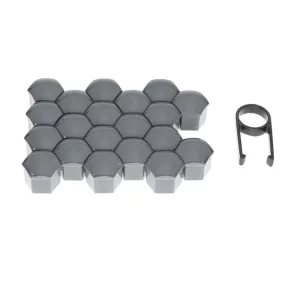   Kerékanya kupak - kerékcsavar kupak grafit szűrke 17 mm-es csavarvédők 20 db – Carmotion 