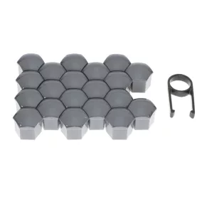   Kerékanya kupak - kerékcsavar kupak grafit szűrke 19 mm-es csavarvédők 20 db – Carmotion 
