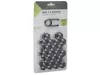 Kerékanya kupak - kerékcsavar kupak grafit szűrke 19 mm-es csavarvédők 20 db – Carmotion 