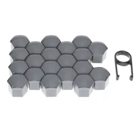   Kerékanya kupak - kerékcsavar kupak grafit szűrke 21 mm-es csavarvédők 20 db – Carmotion 