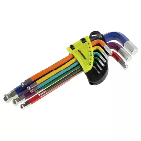  Gömbfejű imbuszkulcs készlet 1,5-10 mm, 9 részes – Carmotion