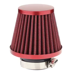 Sport levegőszűrő kúpos piros 74x62x51 mm – Carmotion 