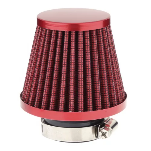 Sport levegőszűrő kúpos piros 74x62x51 mm – Carmotion 