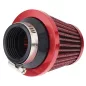 Sport levegőszűrő kúpos piros 74x62x51 mm – Carmotion 