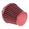 Sport levegőszűrő kúpos piros 74x62x51 mm – Carmotion 
