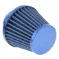 Sport levegőszűrő kúpos kék 74x62x51 mm – Carmotion 