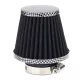 Sport levegőszűrő kúpos fekete/karbon 74x62x51 mm – Carmotion 