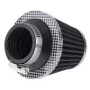 Sport levegőszűrő kúpos fekete/karbon 74x62x51 mm – Carmotion 