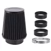 Sport levegőszűrő kúpos fekete 120x130x90 mm, adapterek: 60, 63, 70 mm – Carmotion 