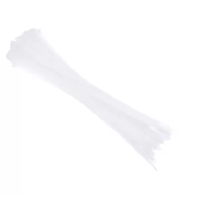 Kábelkötegelők 300x3,6 mm, fehér, 100 db. – Carmotion 