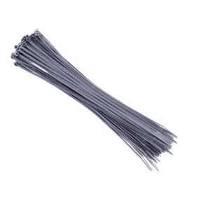 Kábelkötegelő 3,6 × 300 mm, ezüst, 100 db – Carmotion