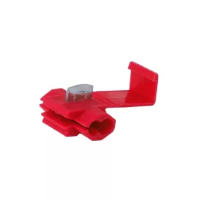    Elektromos gyorscsatlakozók, piros, 0,5-1 mm², 22-18 Awg, 10 A max, 5 db  – Carmotion 