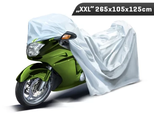 Motorponyva XXL 265x105x125 cm, 3 rétegű, fényvisszaverő elemekkel – Carmotion