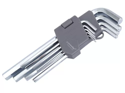 Imbuszkulcs készlet 180 mm-es imbuszkulcsok, 1,5 - 10 mm méretek, 9 db  – Carmotion 