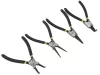  Seegergyűrű fogó, 180 mm, 4 db  – Carmotion 