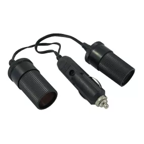   Szivargyújtó elosztó 12/24 V, kb 2x 15 cm kábel – CarCommerce