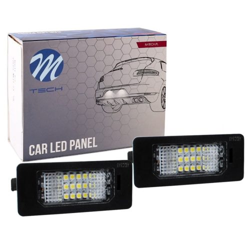 LED rendszámvilágítás Audi Q5, A4 (B6-B7-B8), S5, A5, A6 (C6-C7) VW Passat  – M-TECH