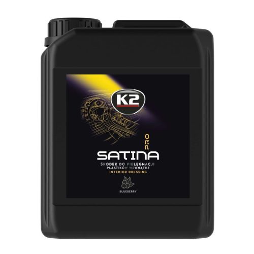 K2 | SATINA PRO műszerfalápoló és regeneráló Kék áfonya | 5 L 
