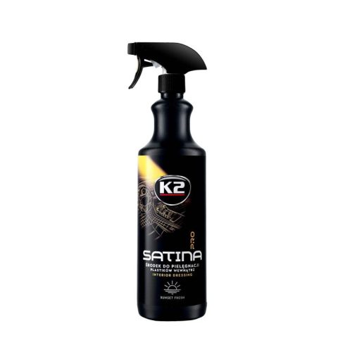 K2 SATINA PRO – Műszerfalápoló és regeneráló – Sunset Fresh illat 1 liter