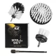 K2 Brill SET Pro – Kárpit tisztító kefe készlet, fúróba fogható (4db)