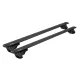 Tetőcsomagtartó tetőkorláthoz 120 cm fekete – Aero-black – MULTIPA