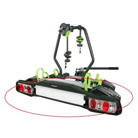   MULTIPA pótalkatrész, műanyag rendszámtábla és lámpa tartó, lámpák nélkül