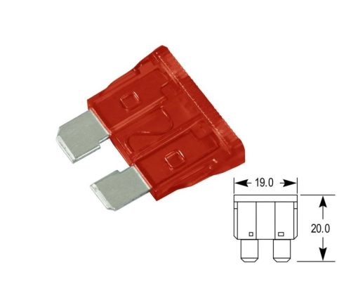 Biztosíték normál késes 10A (piros)