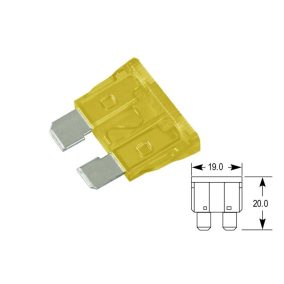 Biztosíték normál késes 20A (sárga)