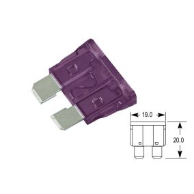 Biztosíték normál késes 3A (lila)