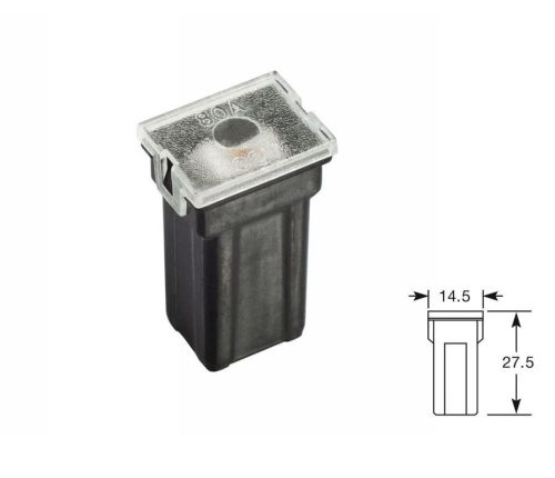 Biztosíték - japán saru, kicsi - 80A (fekete)