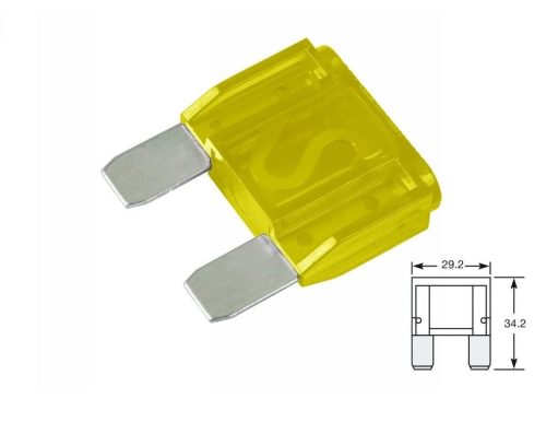 Biztosíték maxi 20A (sárga)