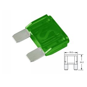 Biztosíték maxi 30A (zöld)