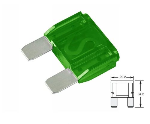 Biztosíték maxi 30A (zöld)