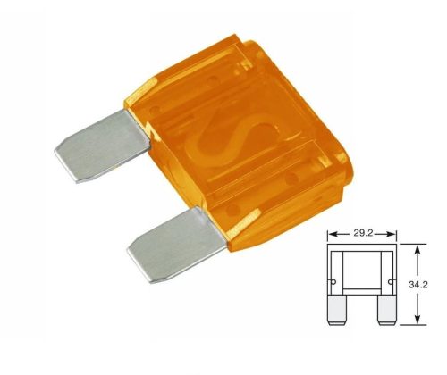 Biztosíték maxi 40A (narancs)