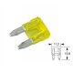 Biztosíték mini 20A (sárga)