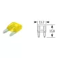 Biztosíték mini 20A (sárga)