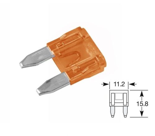 Biztosíték mini 5A (narancs)