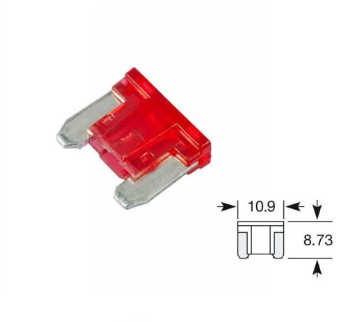 Biztosíték mikro 10A (piros)