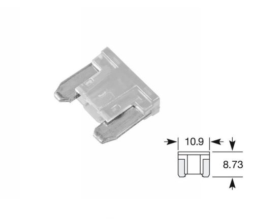 Biztosíték mikro 25A (átlátszó)