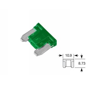 Biztosíték mikro 30A (zöld)
