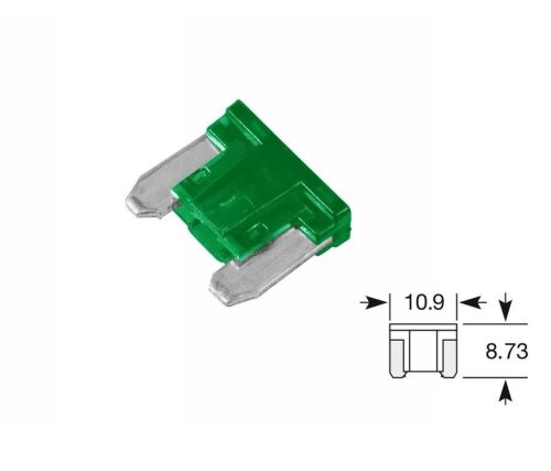 Biztosíték mikro 30A (zöld)