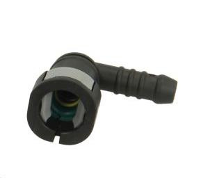 Üzemanyagcső gyorscsatlakozó könyök 90fok | csőcsonk Ø 7,89 mm Ø 8 mm